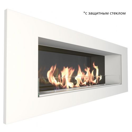 Биокамин Elliot 1200 белый со стемалитом (Zefire)