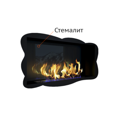 Стемалит для Биокамина Standart 825 для встраивания в портал (ZeFire)