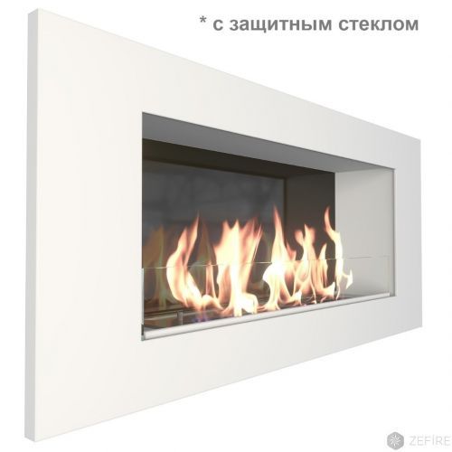 Биокамин Elliot 900 белый со стемалитом (Zefire)