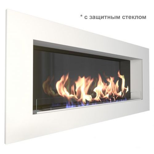 Биокамин Elliot 1500 белый со стемалитом (Zefire)