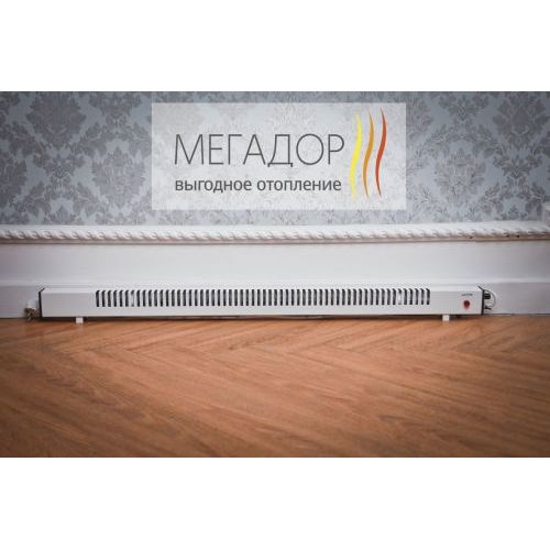 Обогреватель МЕГАДОР МF100 WL11 длина 1м, подключение-слева