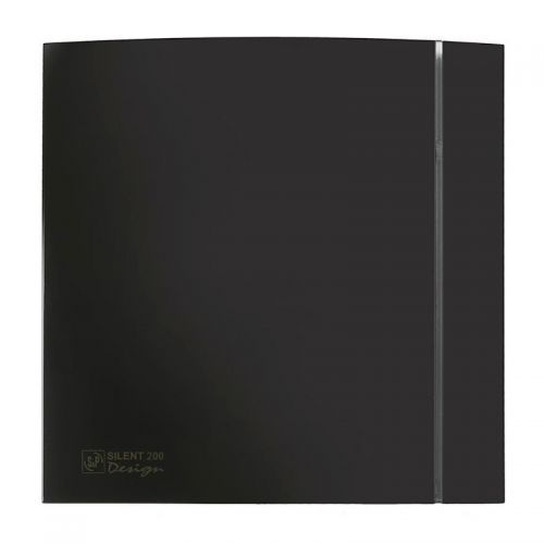 Накладной вентилятор Soler Palau SILENT-200 CZ MATT BLACK DESIGN 4C
