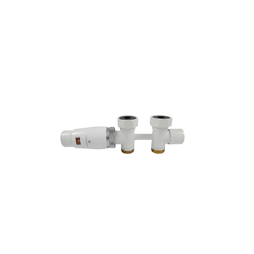 Узел подключения Schlosser DUO-PLEX MINI прямой, головка М30х1,5 3/4 x М22x1,5, Белый