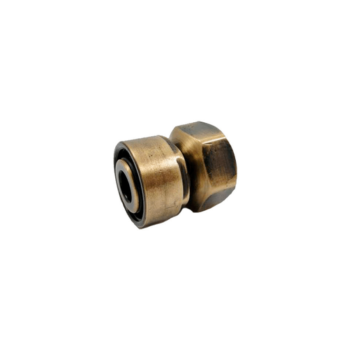 Резьбовое соединение Schlosser GW M22x1,5 x GW 1/2 для стальных труб, Античная латунь