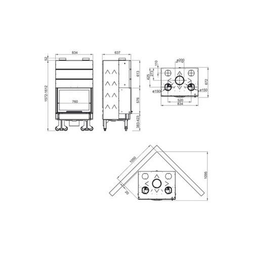 La Nordica Monoblocco in Ghisa 750 Piano