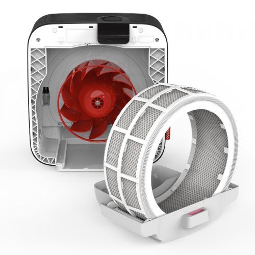 Очистительный комплекс Boneco H700 антрацит, Hepa + Уголь + ароматизация + увлажнение 1000 мл/ч. 150 м2 площадь увлажнения. Электронный гигростат, авто, детский, ночной режимы, расширенный функционал BONECO APP