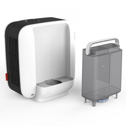Очистительный комплекс Boneco H700 антрацит, Hepa + Уголь + ароматизация + увлажнение 1000 мл/ч. 150 м2 площадь увлажнения. Электронный гигростат, авто, детский, ночной режимы, расширенный функционал BONECO APP