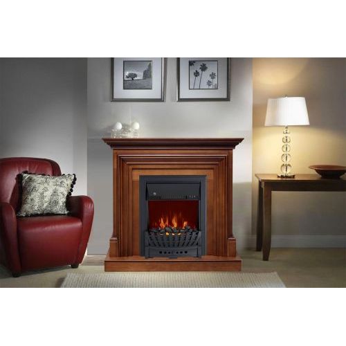 Каминокомплект Bradford - Белый с очагом Aspen Gold