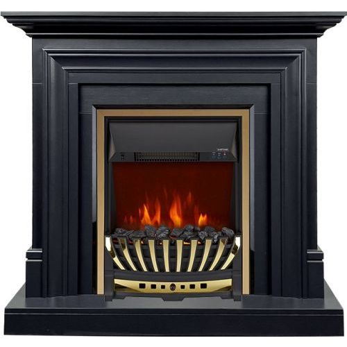 Каминокомплект Bradford - Серый графит с очагом Aspen Gold