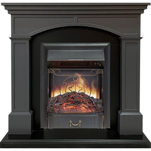 Каминокомплект Langford - Серый графит с очагом Majestic FX Black