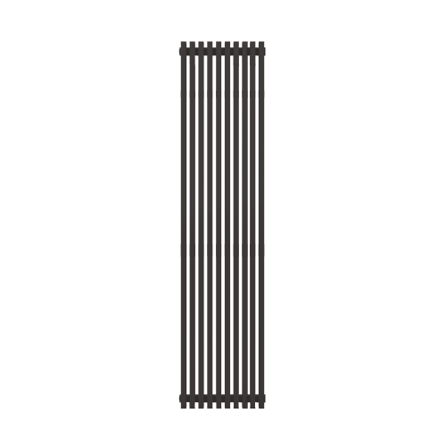 Радиатор КЗТО QUADRUM 50 V 1500-10 Чёрный матовый муар