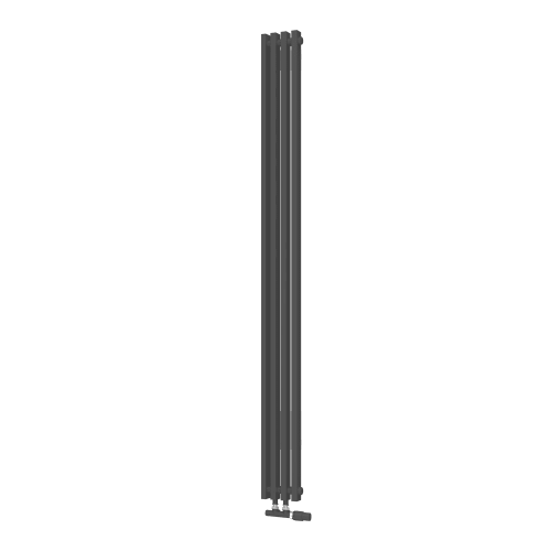 Радиатор КЗТО Quadrum NEO 50 V 1750-4 R RAL1T103S9005 (черный матовый муар)