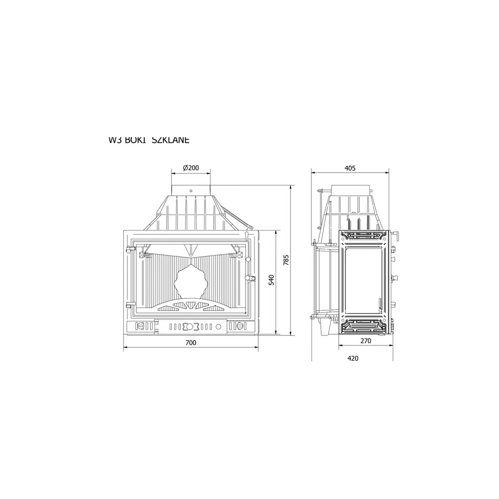 KAWMET W3PB-правое (2 стекла) 16,7 кВт