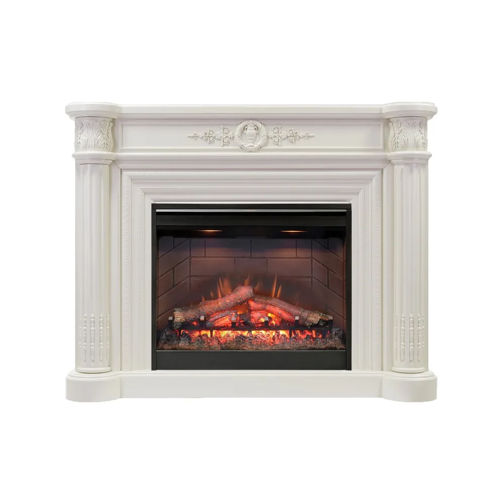 Каминокомплект Manor - Белый дуб с очагом Symphony 26'' DF2608-INT