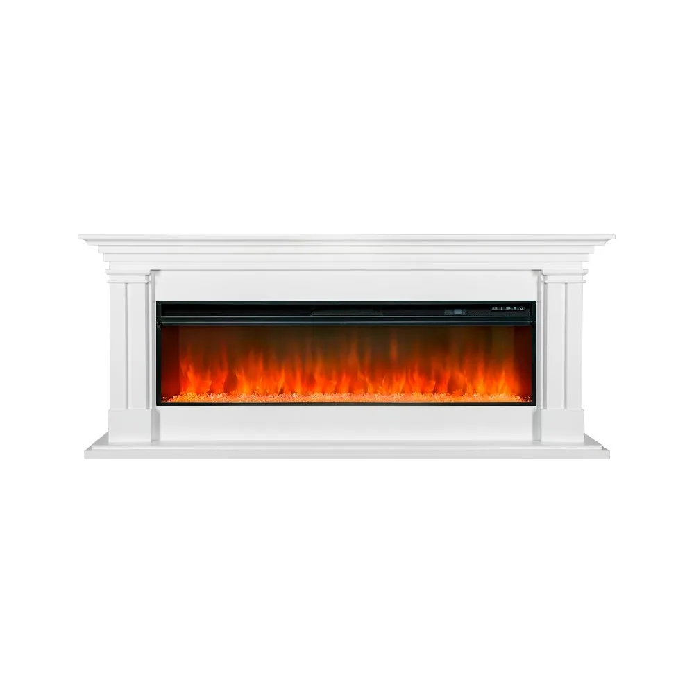 Каминокомплект Lyon 60 - Белый с очагом Vision 60 LED