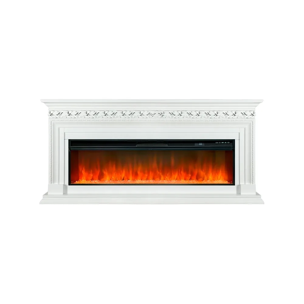Каминокомплект Valletta 60 - Белый с очагом Vision 60 LED