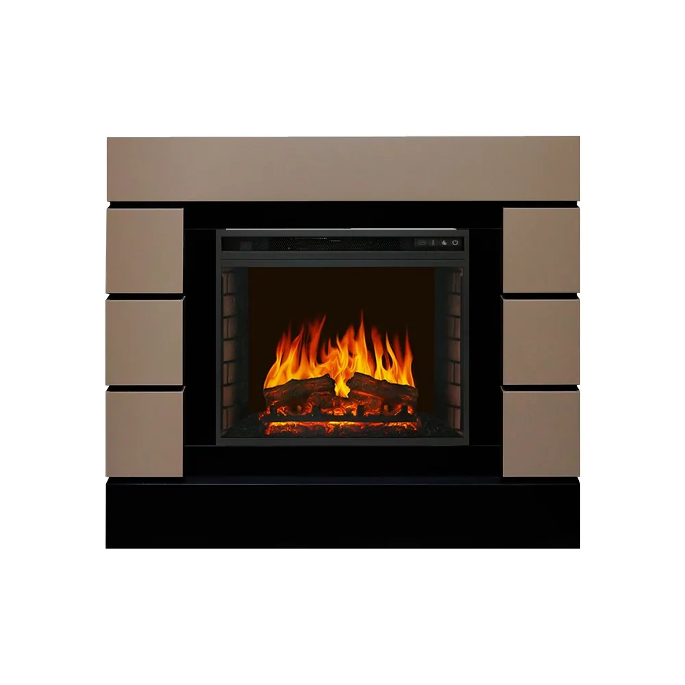 Каминокомплект Lindos - Beige Grey с очагом Vision 23 EF LED FX