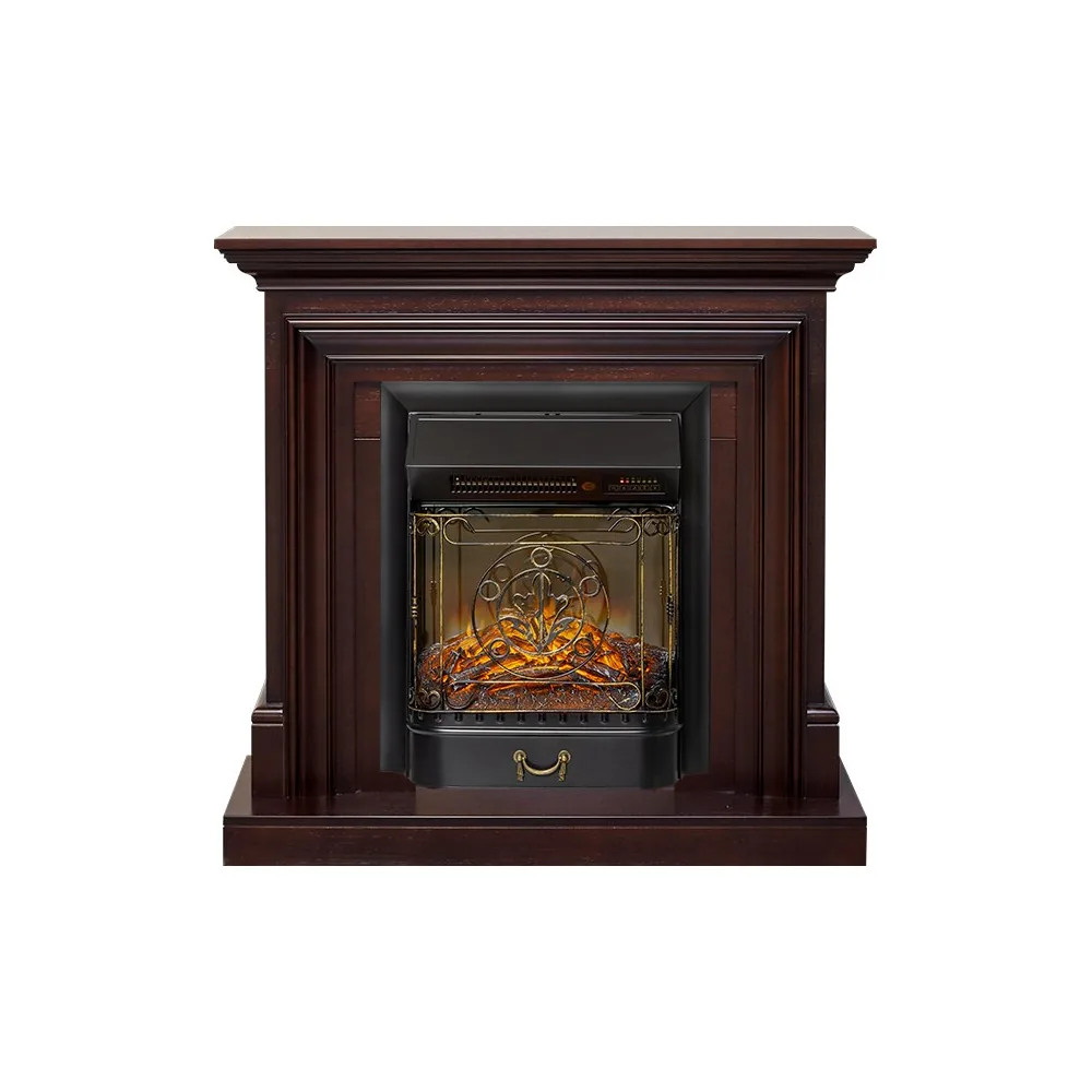 Каминокомплект Bradford - Темный дуб с очагом Majestic FX M Black RC