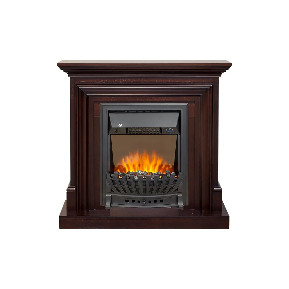Каминокомплект Bradford - Темный дуб с очагом Aspen Black