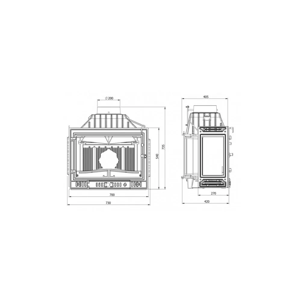 KAWMET W4LP (3 стекла) 14,5 кВт