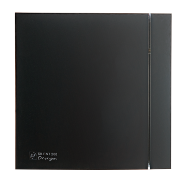 Накладной вентилятор Soler Palau SILENT-200 CZ MATT BLACK DESIGN 4C