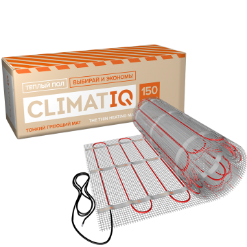 Мат греющий CLIMATIQ MAT 3м² под плитку, тонкий самоклеящийся