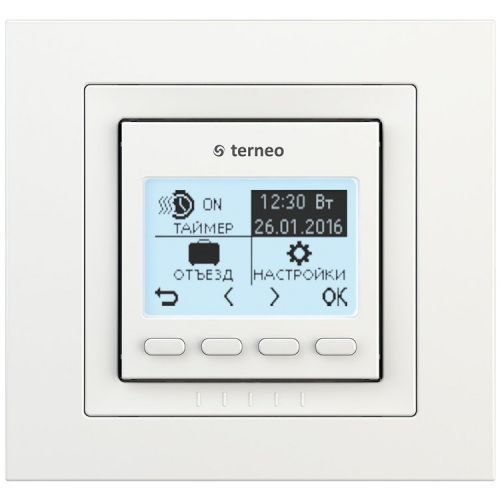 Терморегулятор TERNEO PRO Unic белый