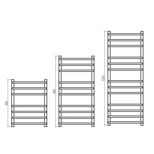 Полотенцесушитель ECO FORTE 630x1800