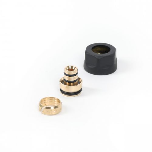 Переходник на металлопласт GW 3/4-?16x2 RAL 9005 MAT
