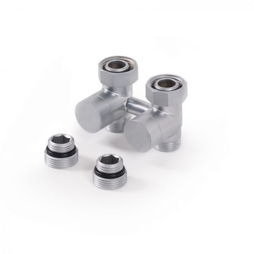 Вентиль отсекающий прямой 50мм - GZ 3/4 - GW 1/2 - GZ М22х1,5 SATIN