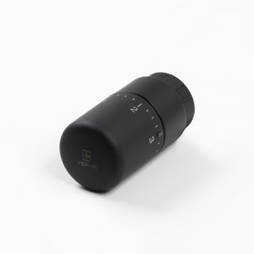 Термостатическая головка SLIM 30х1,5 RAL 9005 MAT