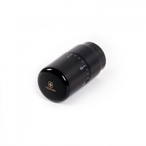 Термостатическая головка SLIM 30х1,5 RAL 9005 GLOSS