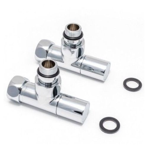 Вентиль запорный угловой BP-HP 3/4"х1/2", круглый, хром