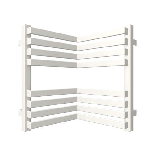 Полотенцесушитель TERMA Incorner 465-350 RAL 9016
