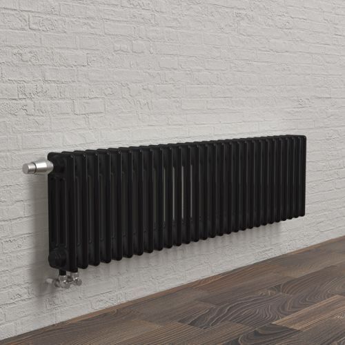 Трубчатый радиатор SOLIRA 3037/28 секций (цена за 1 радиатор) боковое подключение, 3-х трубный