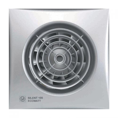 Накладной вентилятор Soler Palau SILENT-100 CZ SILVER ECOWATT