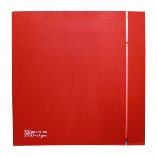 Накладной вентилятор Soler Palau SILENT-100 CRZ RED DESIGN 4C