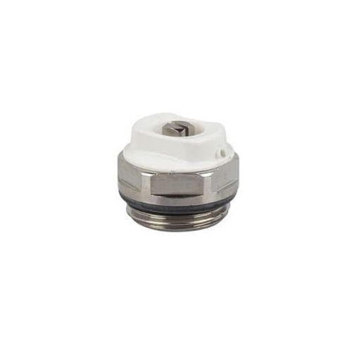 Ручной воздухоотводчик SR Rubinetterie 1/2", цвет никель