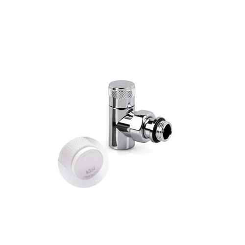 Запорный клапан угловой SR Rubinetterie Tondera 1/2", белый