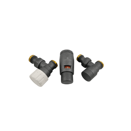 Комплект Schlosser угловой GZ1/2 x M22x1,5 с головкой Мини M30x1,5, Ral