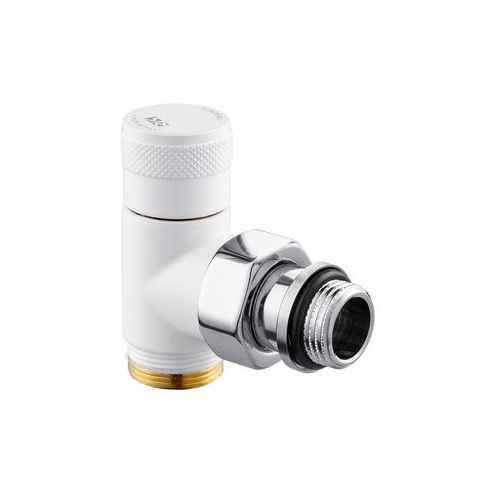 Угловой запорный вентиль SR Rubinetterie Tondera 1/2"х3/4" E, цвет белый