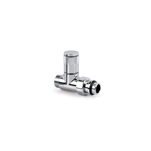 Прямой вентиль SR Rubinetterie Tondera, ручная регулировка 1/2"х3/4" E, цвет матовый никель