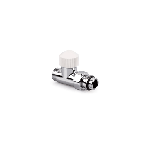 Прямой клапан SR Rubinetterie Tondera термостатический 1/2"х3/4" E, цвет матовый никель