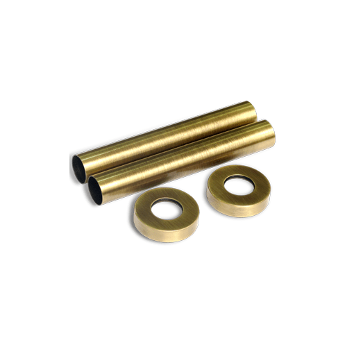 Комплект декоративных трубок SR Rubinetterie 160хD 18-20-1/2" цвет бронза