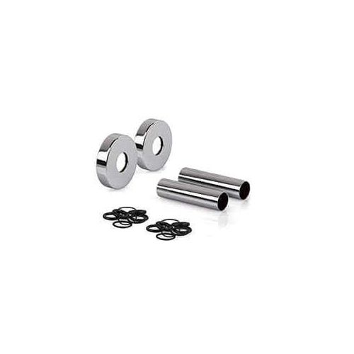 Комплект декоративных трубок SR Rubinetterie 160хD 18-20-1/2" цвет хром