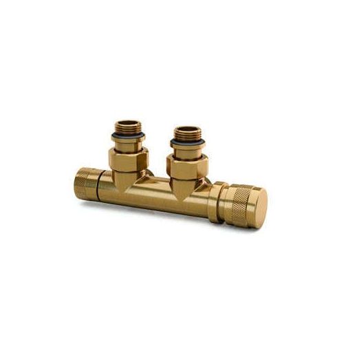 Узел нижнего подключения SR Rubinetterie угловой 1/2"х3/4"Е Бронза (правый)