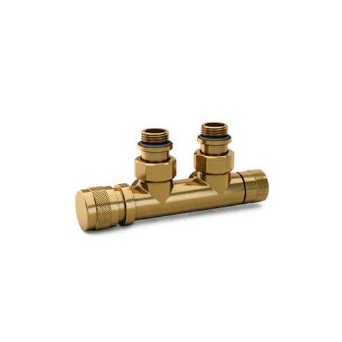 Узел нижнего подключения SR Rubinetterie угловой 1/2"х3/4"Е Бронза (левый)