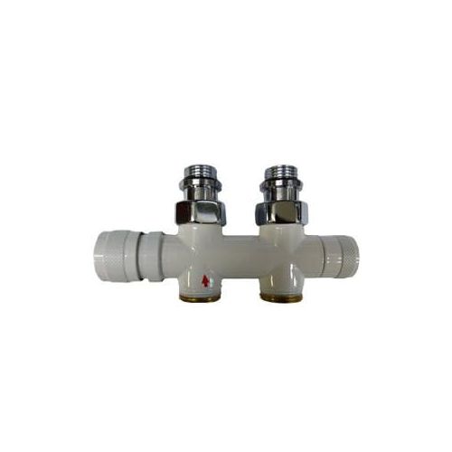Узел нижнего подключения SR Rubinetterie прямой 1/2"х3/4"Е Белый