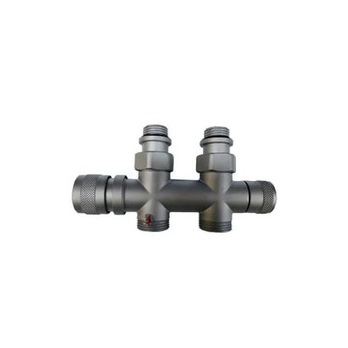 Узел нижнего подключения SR Rubinetterie прямой 1/2"х3/4"Е Никель матовый