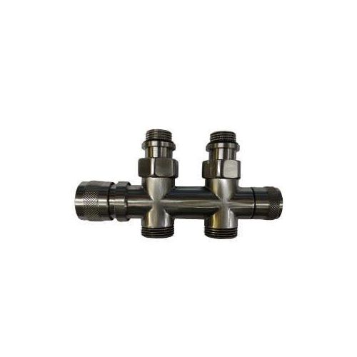 Узел нижнего подключения SR Rubinetterie прямой 1/2"х3/4"Е Хром матовый